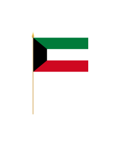 Kuwait Stockflagge 30 x 45cm