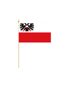 Lübeck Stadt Stockflagge 30 x 45cm