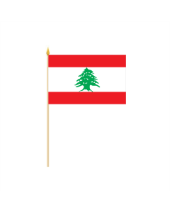 Libanon Stockflagge 30 x 45cm