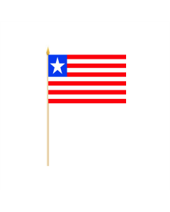 Liberia (Republik Liberien) Stockflagge 30 x 45cm
