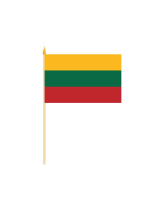 Litauen Stockflagge 30 x 40cm
