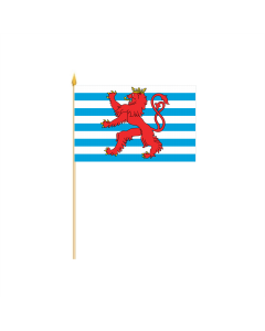 Luxemburg mit Wappen Stockflagge 30 x 45cm