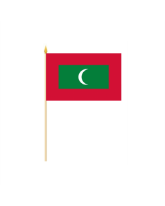 Malediven Stockflagge 30 x 45cm