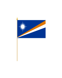 Marschallinseln Stockflagge 30 x 45cm