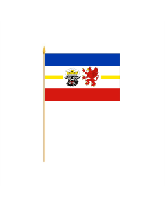 Mecklenburg-Vorpommern Stockflagge 30 x 45cm