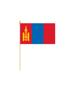 Mongolei Stockflagge 30 x 45cm