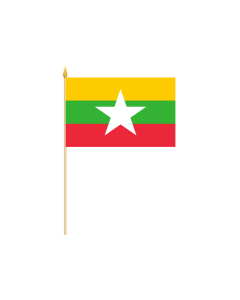 Myanmar ab 2010 (Birma) Stockflagge 30 x 45cm