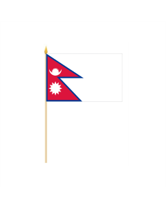Nepal Stockflagge 30 x 45cm