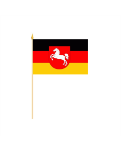 Niedersachsen Stockflagge 30 x 45cm