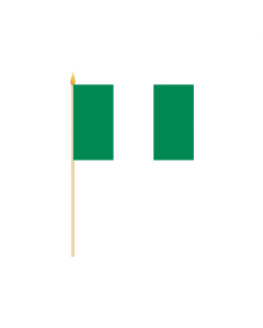 Nigeria Stockflagge 30 x 45cm