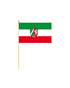 Nordrhein-Westfalen Stockflagge 30 x 45cm