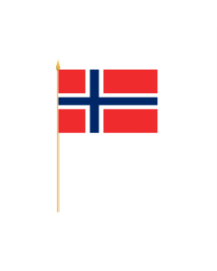Norwegen Stockflagge 30 x 45cm