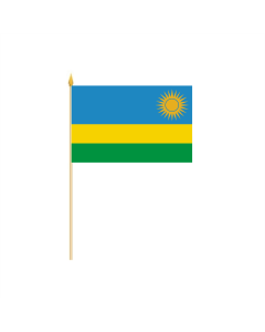 Ruanda Stockflagge 30 x 45cm