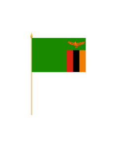 Sambia Stockflagge 30 x 45cm