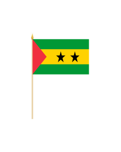 São Tomé und Príncipe Stockflagge 30 x 45cm