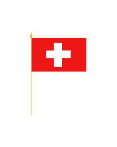 Schweiz  Stockflagge 30 x 45cm