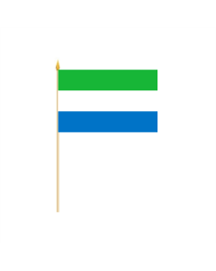 Sierra Leone Stockflagge 30 x 45cm