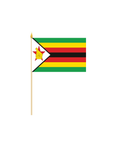 Simbabwe Stockflagge 30 x 45cm