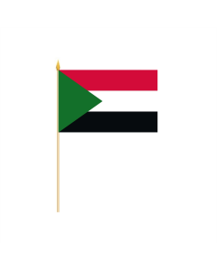 Sudan Stockflagge 30 x 45cm