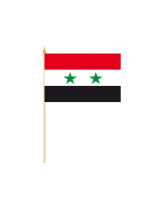 Syrien Stockflagge 30 x 45cm