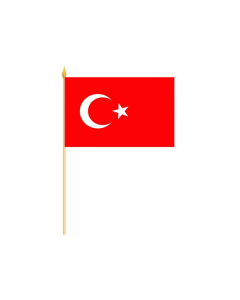 Türkei Stockflagge 30 x 45cm