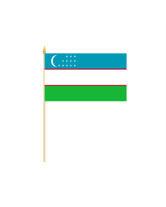 Usbekistan Stockflagge 30 x 45cm