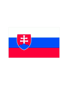 Slowakei Bootsfahne/Motorradflagge 30 x 40cm