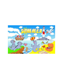 Sommer Fahne/Flagge 90 x 150cm