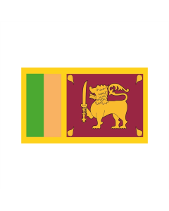 Sri Lanka Bootsfahne/Motorradflagge 30 x 45cm