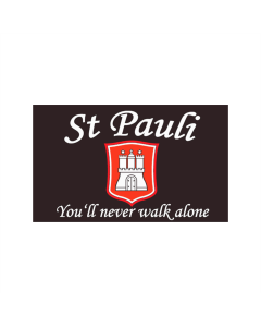St. Pauli You'll never walk alone Fahne/Flagge 90 x 150cm