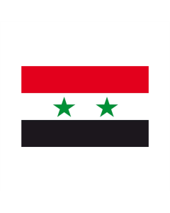 Syrien Bootsfahne/Motorradflagge 30 x 40cm