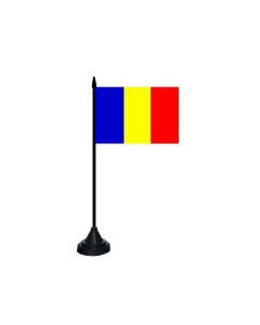 Andorra ohne Wappen Tischfahne/Tischflagge 10 x 15cm