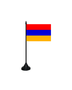 Armenien Tischfahne/Tischflagge 10 x 15cm