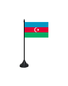 Aserbaidschan Tischfahne/Tischflagge 10 x 15cm