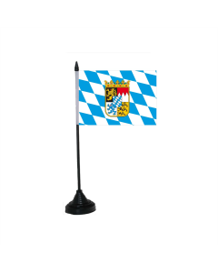Bayern mit Wappen Tischfahne/Tischflagge 10 x 15cm