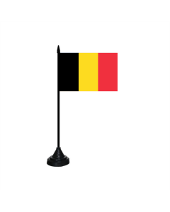Belgien Tischfahne/Tischflagge 10 x 15cm