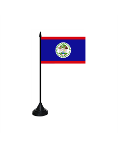 Belize Tischfahne/Tischflagge 10 x 15cm