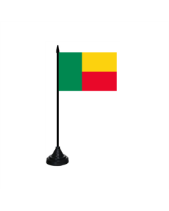 Benin Tischfahne/Tischflagge 10 x 15cm