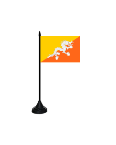Bhutan Tischfahne/Tischflagge 10 x 15cm