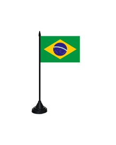 Brasilien Tischfahne/Tischflagge 10 x 15cm