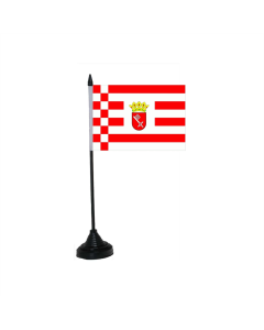 Bremen Freie und Hansestadt Tischfahne/Tischflagge 10 x 15cm