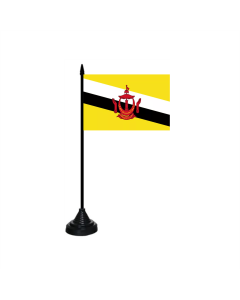 Brunei Tischfahne/Tischflagge 10 x 15cm
