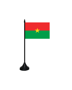 Burkina Faso Tischfahne/Tischflagge 10 x 15cm