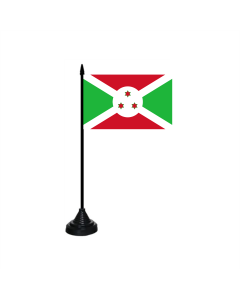 Burundi Tischfahne/Tischflagge 10 x 15cm