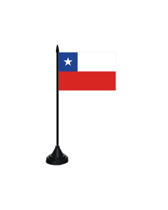 Chile Tischfahne/Tischflagge 10 x 15cm