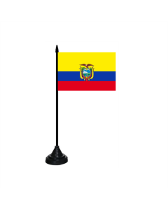 Ecuador Tischfahne/Tischflagge 10 x 15cm