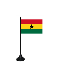 Ghana Tischfahne/Tischflagge 10 x 15cm