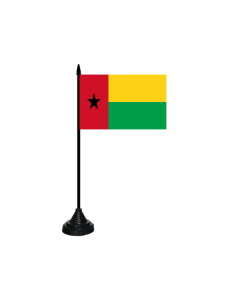 Guinea-Bissau Tischfahne/Tischflagge 10 x 15cm