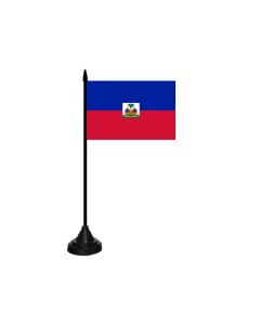 Haiti Tischfahne/Tischflagge 10 x 15cm