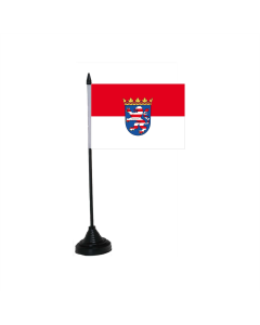 Hessen Tischfahne/Tischflagge 10 x 15cm